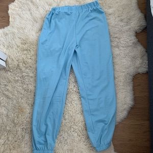 Blue comfy sweatpants